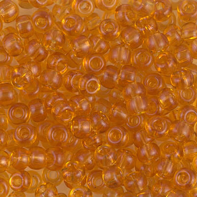 Transparent Light Topaz Miyuki Seed Beads 6/0