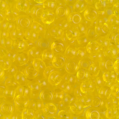 Transparent Yellow Miyuki Seed Beads 6/0