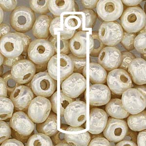 Baroque Pearl White Miyuki Seed Beads 5/0
