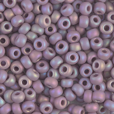 Matte Light Amethyst AB Miyuki Seed Beads 6/0