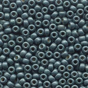Duracoat Matte Galvanized Seafoam Green Miyuki Seed Beads 6/0