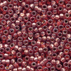 Duracoat Silver-Lined Dyed Nutmeg Miyuki Seed Beads 6/0