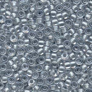 Inside Dyed Pearlize Light Blue Miyuki Seed Beads 6/0