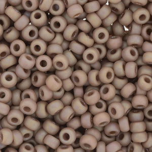 Frosted Opaque Glaze Rainbow Lavender Miyuki Seed Beads 6/0