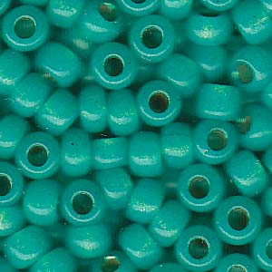 Dyed Seafoam Silver-Lined Alabaster Miyuki Seed Beads 6/0