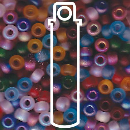 Mix Matte Rainbow Miyuki Seed Beads 6/0