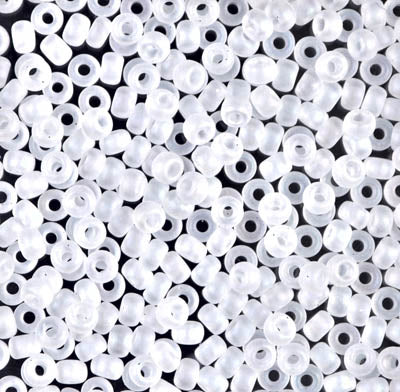 Matte Crystal AB Miyuki Seed Beads 8/0