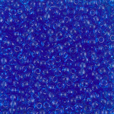 Transparent Sapphire Miyuki Seed Beads 8/0