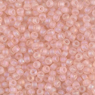 Matte Light Tea Rose AB Miyuki Seed Beads 8/0