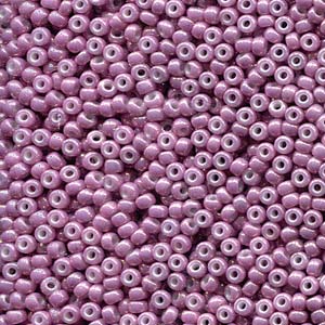 Opaque Dark Orchid Luster Miyuki Seed Beads 8/0