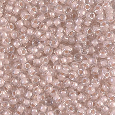 Blush Lined Crystal Miyuki Seed Beads 8/0