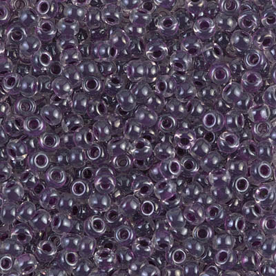 Grape Lined Crystal Miyuki Seed Beads 8/0