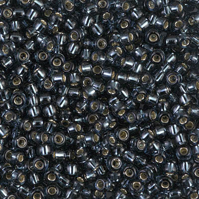 Silver-Lined Montana Miyuki Seed Beads 8/0