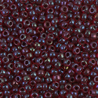 Garnet AB Miyuki Seed Beads 8/0