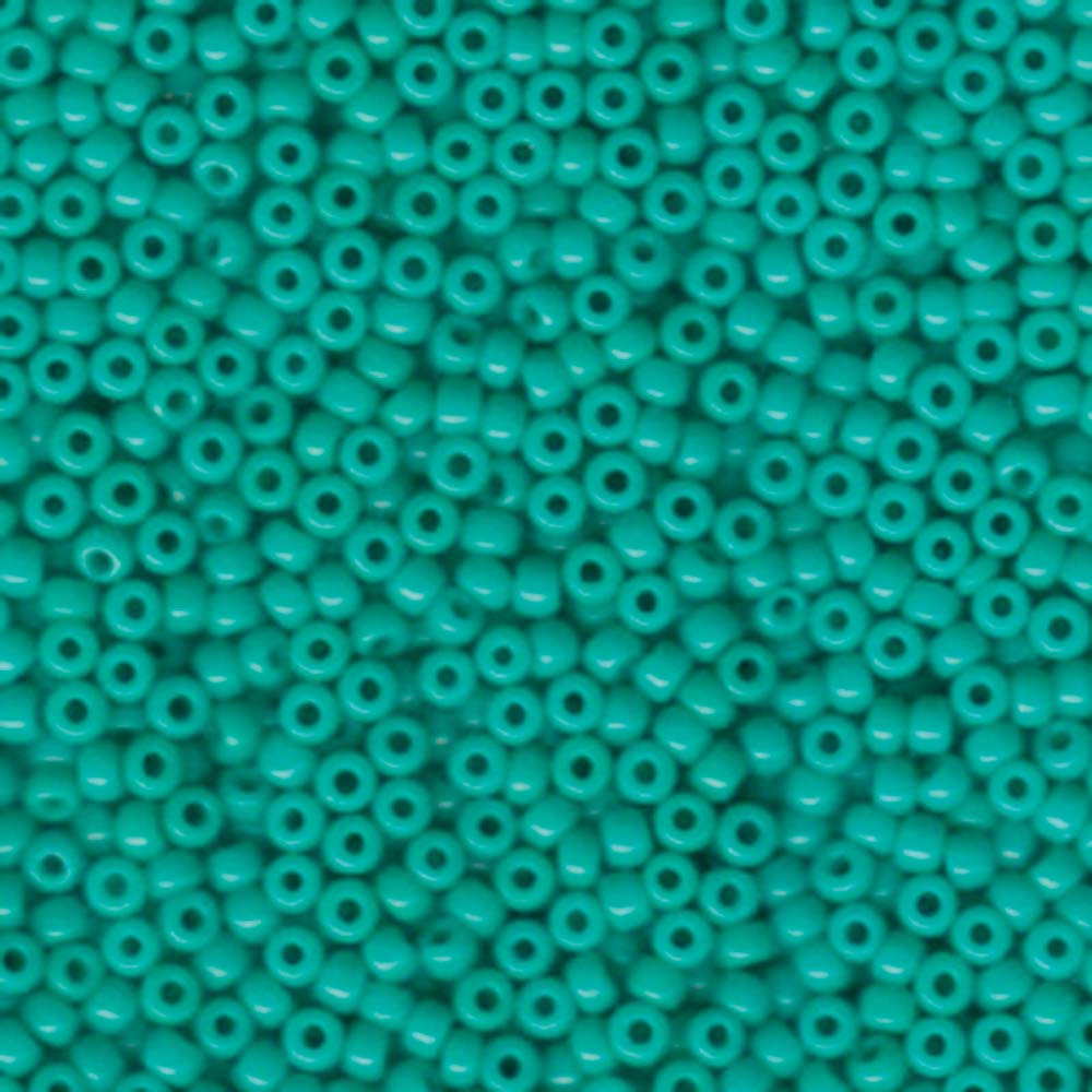 Opaque Turquoise Green Miyuki Seed Beads 8/0