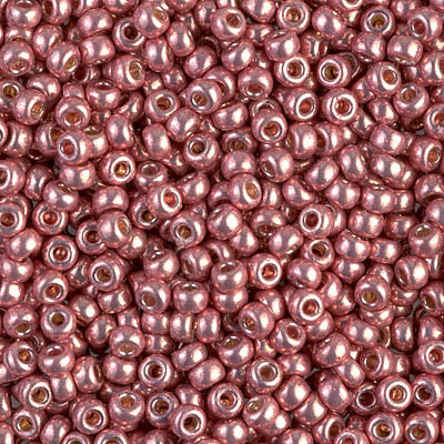 Duracoat Galvanized Dark Coral Miyuki Seed Beads 8/0