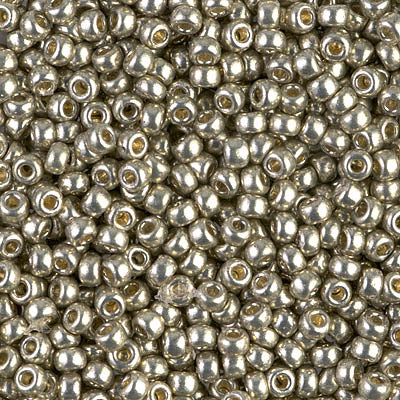 Duracoat Galvanized Light Smoky Pewter Miyuki Seed Beads 8/0