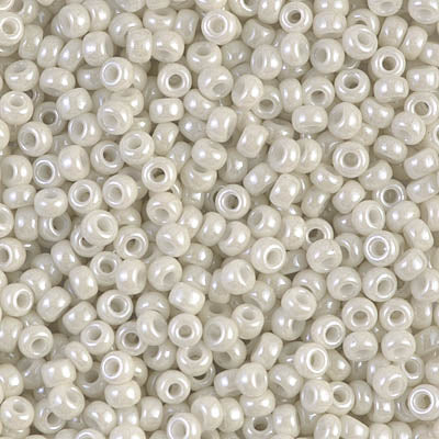 Limestone Luster Miyuki Seed Beads 8/0