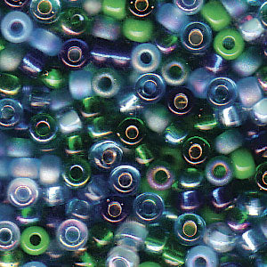 Lagoon Mix Miyuki Seed Beads 8/0