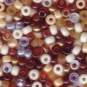 Honey Butter Mix Miyuki Seed Beads 8/0