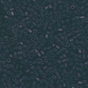 Matte Black Miyuki Hex Cut Seed Beads 8/0