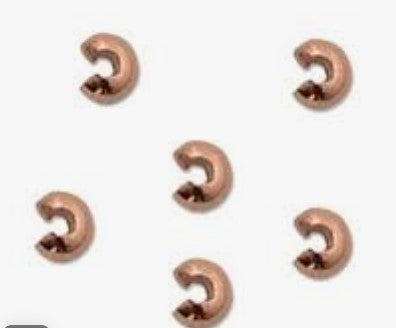 Crimp Cover Antique Copper Plate 3mm