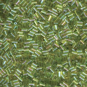 Chartreuse AB Miyuki Bugle Beads 3mm (#1)