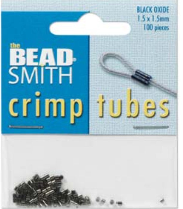 Crimp Tube 1.5x1.5MM Black Oxide