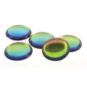 25MM Backlit Utopia Czech Round Cabochon