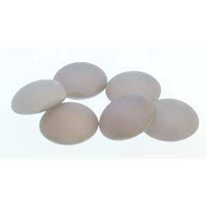 25MM Matte Backlit Petroleum Czech Round Cabochon