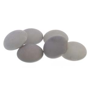 25MM Matte Backlit Purple Haze Czech Round Cabochon