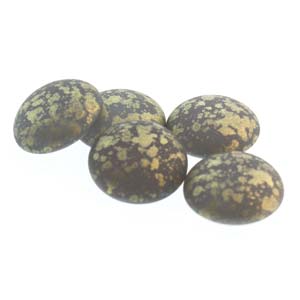 18MM Matte Backlit Purple Gaze Czech Round Cabochon