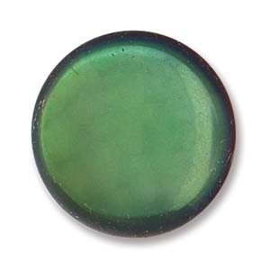 25MM Backlit Petroleum Czech Round Cabochon