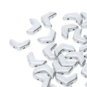 CHEVRON DUO 10X4MM BRONZE ALUMINUM