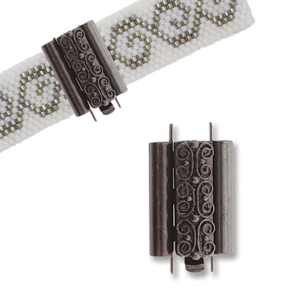 CLSP219 Elegant Elements Beadslide Clasp - Squiggle Design