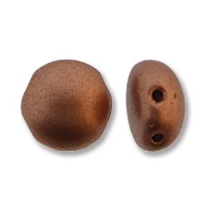 8mm Crystal Vintage Copper Candy Beads