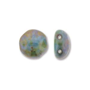 8mm Lazure Blue Candy Beads