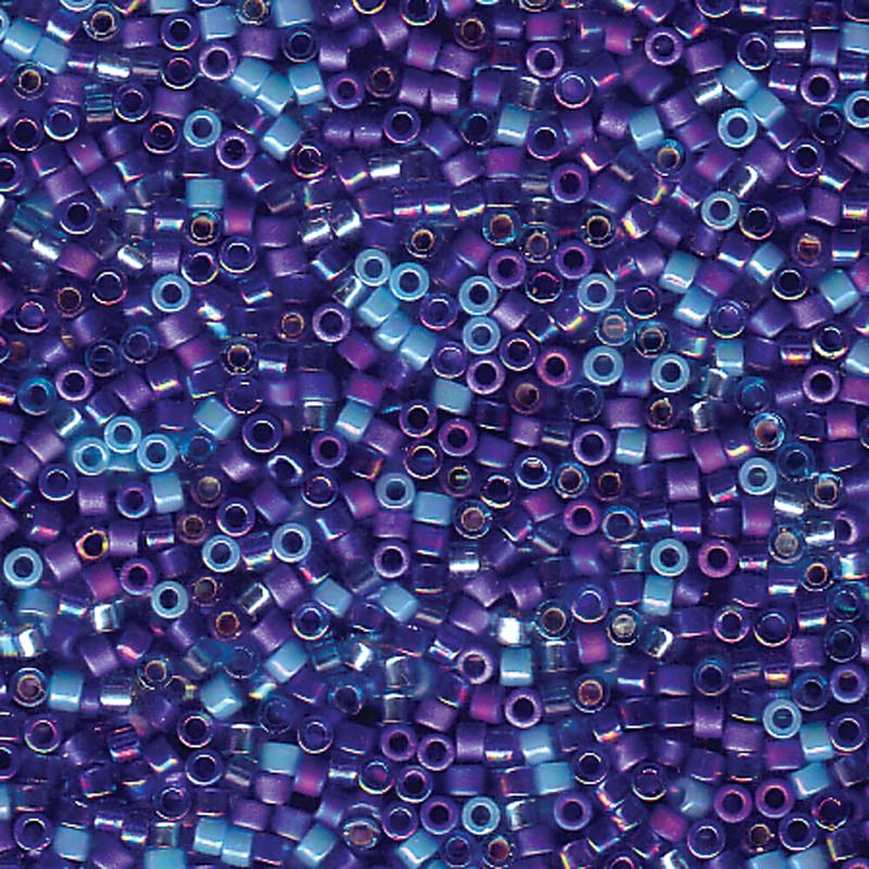 Blue Tones Mix Miyuki Delica Beads 11/0