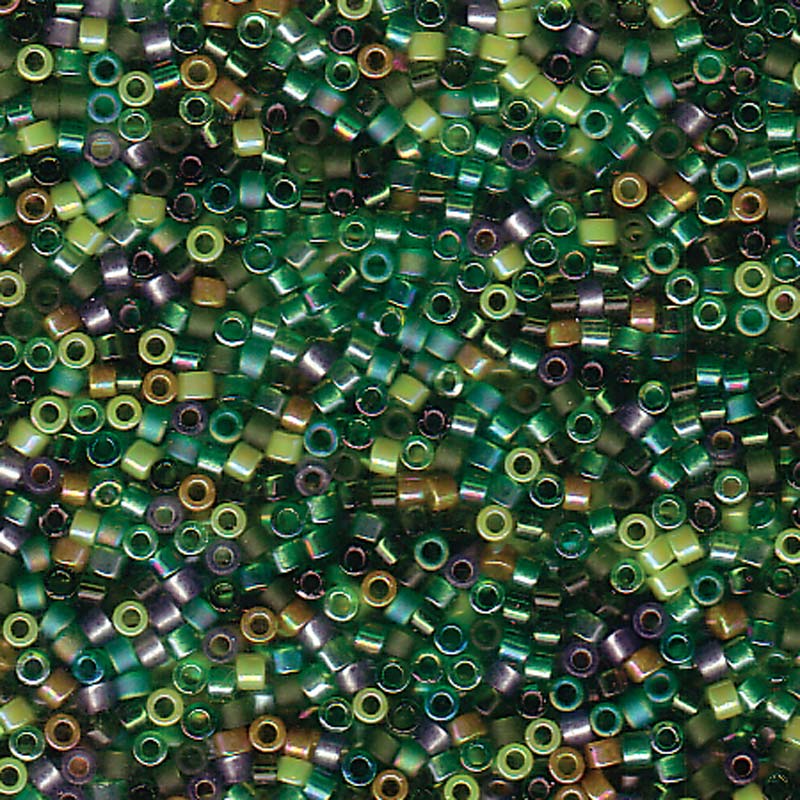 Evergreen Mix Miyuki Delica Beads 11/0