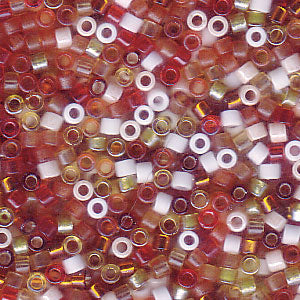 Mix Wheatberry Miyuki Delica Beads 11/0