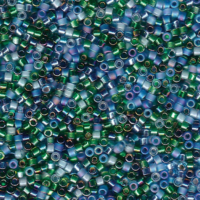 Lagoon Mix Miyuki Delica Beads 11/0