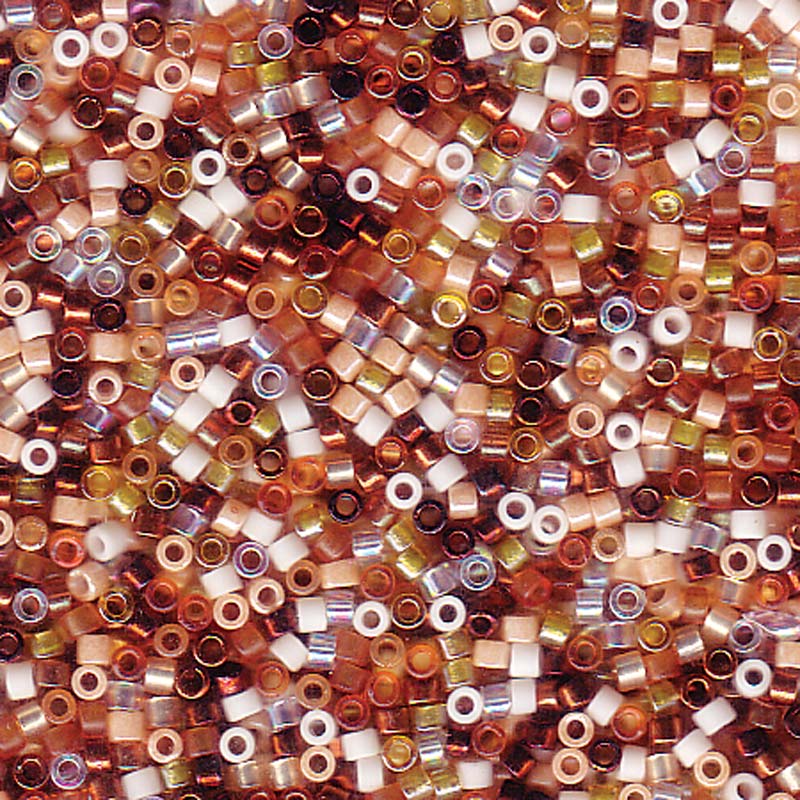 Honey Butter Mix Miyuki Delica Beads 11/0
