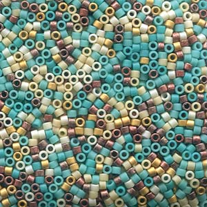 Mix Cleopatra Miyuki Delica Beads 11/0