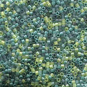 Mix Bluegrass Miyuki Delica Beads 11/0