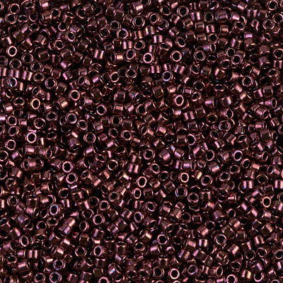 Metallic Raspberry Miyuki Delica Beads 11/0