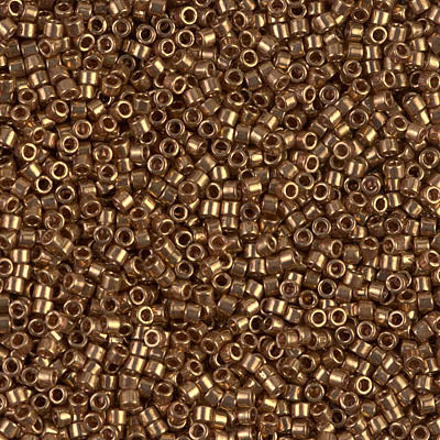 Metallic Light Bronze Miyuki Delica Beads 11/0