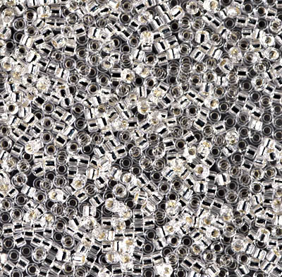 Silver Lined Crystal Miyuki Delica Beads 11/0