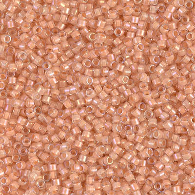 Flesh AB Miyuki Delica Beads 11/0