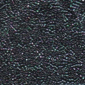 Metallic Purple Green Gold Iris Miyuki Delica Beads 11/0