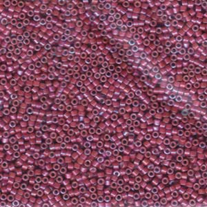 Raspberry Luster Miyuki Delica Beads 11/0
